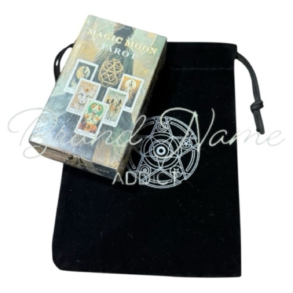 PRICE IS FIRM - Magic Moon Pocket Size Tarot Card Deck - Picture 2 of 2